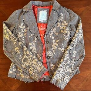 Paparazzi Floral Embroidered Women's Jacket